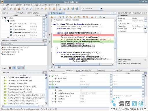 Java图形调试器 JSwat 3.2 发布(图)