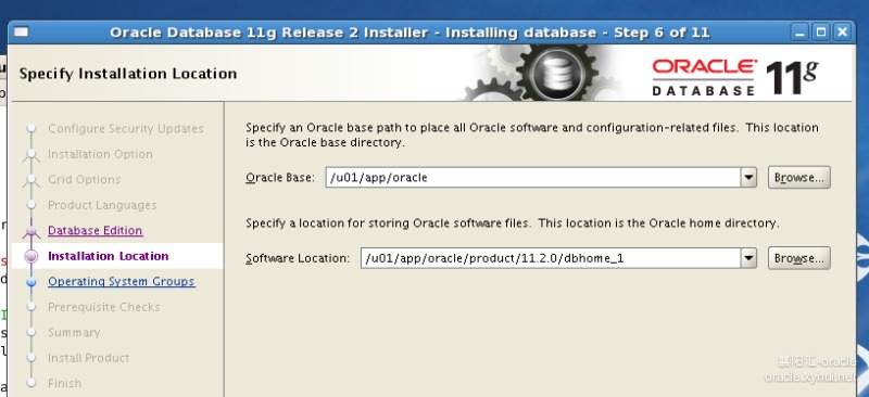 这里会自动加载oracle用户的环境变量,ORACLE_BASE,ORACLE_HOME.如果你看了上一篇参数设置,会发现这里ORACLE_HOME不是profile里的。原因是我把ORACLE_HOME打错了(写成ORACHE_HOME),my bad