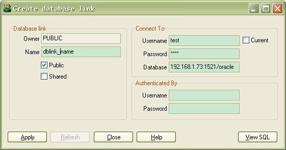 简单介绍一下Oracle创建Database Link的两种方式