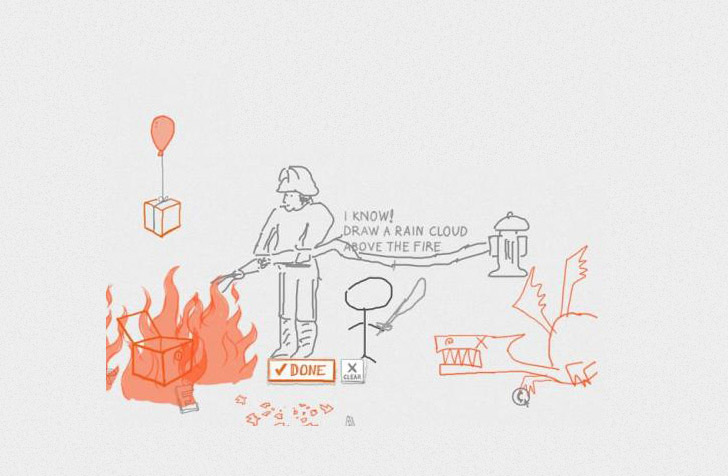 Javascript创意游戏:请画一个小人