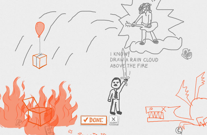 Javascript创意游戏:请画一个小人