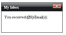 jQuery.UI MessengerOutlook like message notification Widget