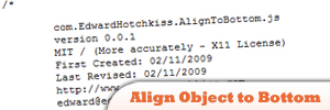 Align Object to Bottom