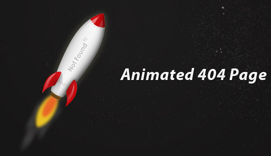 Animated 404 Page