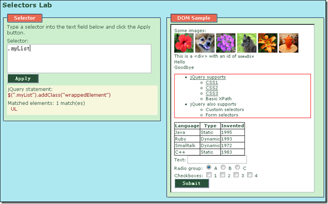 从零开始学习jQuery 之 万能的选择器