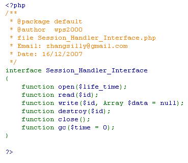 php-session-handler-interface